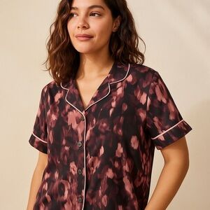 NWT Jason Wu Short Sleeve Pajama Shirt L